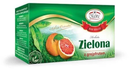 Herbata zielona + grejpfrut FIX 20*2g MALWA