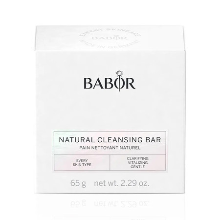 Natural Cleansing Bar kostka do oczyszczania twarzy z mydelniczką 65g