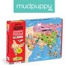 Mudpuppy Puzzle konturowe Mapa Azji 70 elementów 5+