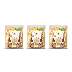Zestaw: 3x CHRUPKI KUKURYDZIANE MISIE BIO 80 g - GRANEX