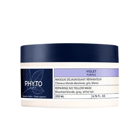 Phyto Purple Maska regenerująca do włosów rozjaśnianych, blond, siwych i platynowych 200ml
