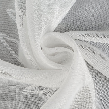 FIRANA GOTOWA JANE NA TAŚMIE 140 X 270 CM BIAŁY