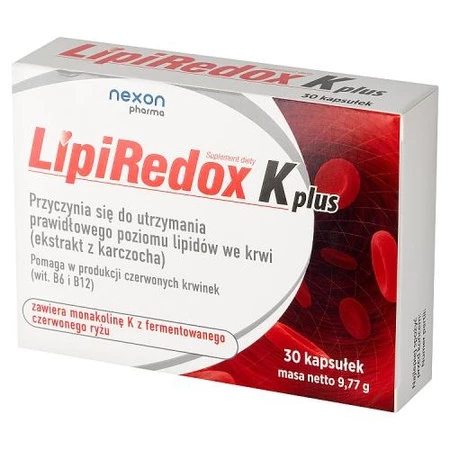 Nexon Lipiredox K Plus 30 kaps.