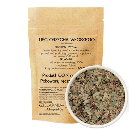 Orzech włoski liść 50g ZIELARZPOLSKI.PL