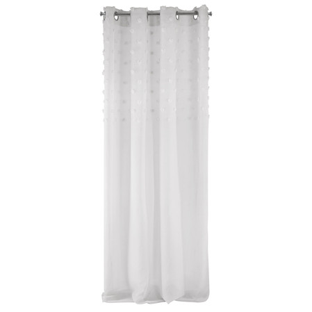 ZASŁONA GOTOWA D91 STELLA 140 X 250 CM SREBRNY