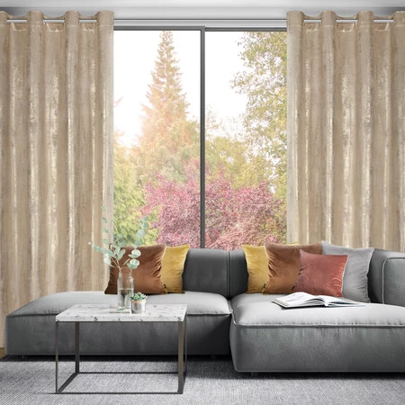 ZASŁONA GOTOWA RENIA 140 X 250 CM BEŻOWY