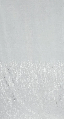 FIRANA GOTOWA MELIA NA TAŚMIE 140 X 270 CM BIAŁY