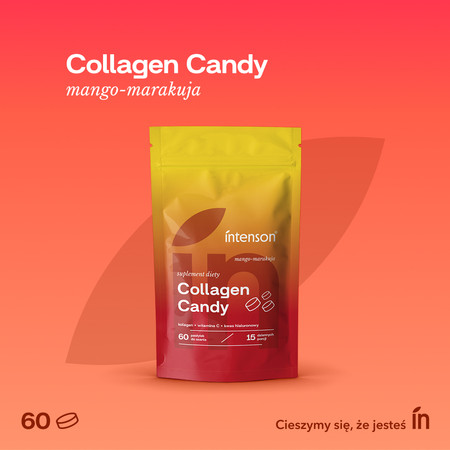 Intenson Collagen Candy 60 tabl. smak mango i marakuia