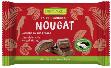 CZEKOLADA MLECZNA Z NADZIENIEM NUGATOWYM 100 g