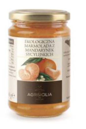 MARMOLADA Z MANDARYNEK BIO 360 g - AGRISICILIA