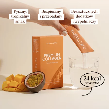 Natu.Care Kolagen Premium 5000 mg, mango-marakuja 7 saszet