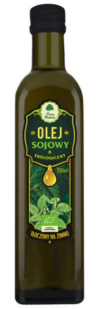 OLEJ SOJOWY TŁOCZONY NA ZIMNO 250 ml - DARY NATURY