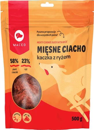 MACED Mięsne Ciacho Kaczka z Ryżem 500g