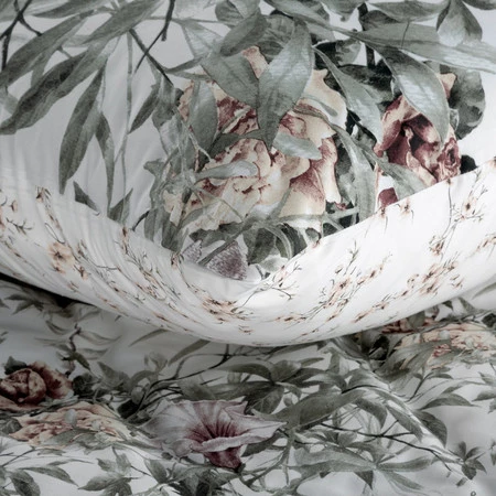 Komplet pościeli satynowej Nika 53, 220 x 200 cm, Biały