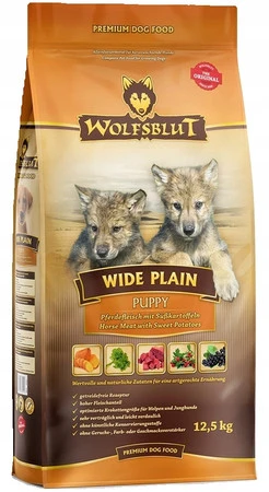 Wolfsblut Wide Plain Puppy – konina 12,5 kg – karma dla szczeniąt