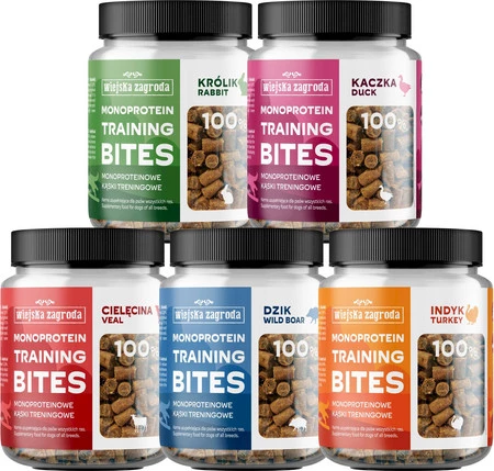 Wiejska Zagroda Kąski Monoproteinowe Królik - przysmak dla psa - 150g