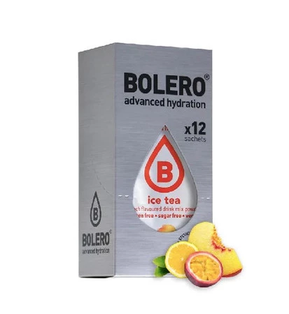 Zestaw Bolero Ice Tea Herbata mrożona ze stewią 12 szt. x 3 g napój w proszku bez cukru