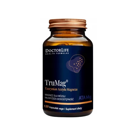Doctor Life TruMag Taurynian Acetylu Magnezu ATA Mg® 120 kaps.