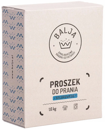 BALJA Ekologiczny Proszek do prania kolorowego 1,6kg