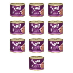 Zestaw 10x WOW CAT Senior Geflugel Ente - drób z kaczką dla kota seniora 200g