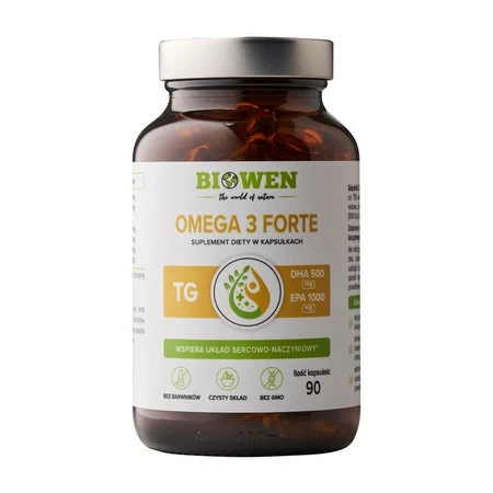 Biowen Omega 3 Forte 1000 mg 90 kaps.