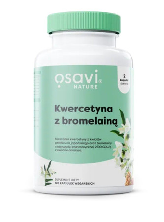 Osavi Kwercetyna z bromelainą 120 kaps.