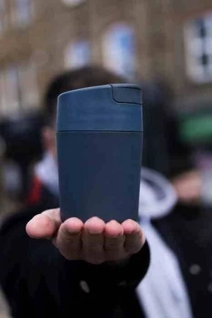 JJ - Kubek podróżny 340ml Sipp™, niebieski