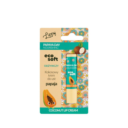 EcoSoft, Balsam do ust, Lippy Day, TWIST UP, Melon i Papaja, 4,8 ml