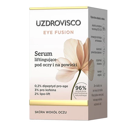 Uzdrovisco,Eye Fusion, Serum liftingujące pod oczy i na powieki, 15 ml