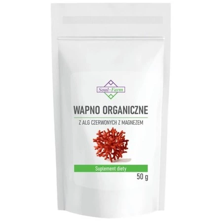 Soul Farm Premium Wapno Organiczne 50g proszek