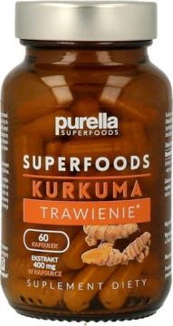 Superfoods Kurkuma Trawienie 30,6 g - 60 kapsułek