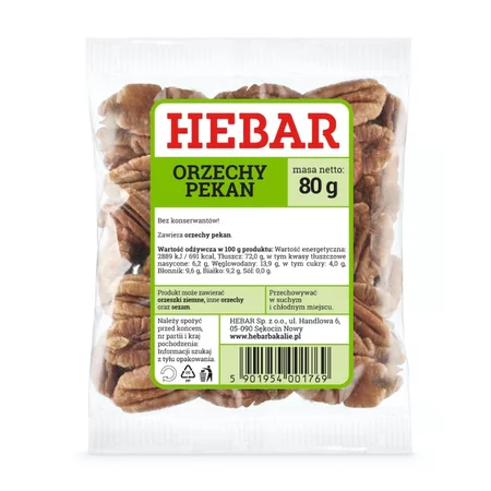 Hebar Orzechy pekan 80 g