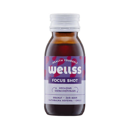 Zestaw: 10x Shot Fokus. Granat, żeń-szeń, kofeina i chilli 60 ml