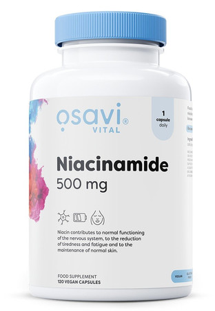 Osavi Niacinamide, 500mg - 120 kaps.