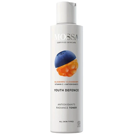 Youth Defence antyoksydacyjny tonik rozświetlający z borówką i maliną moroszką 200ml