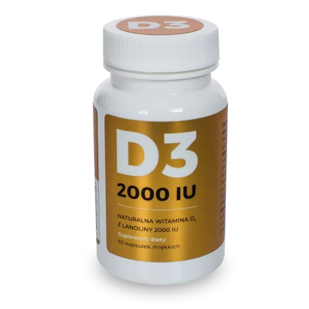 Visanto Witamina D3 z Lanoliny 2000 IU - 60 kaps.
