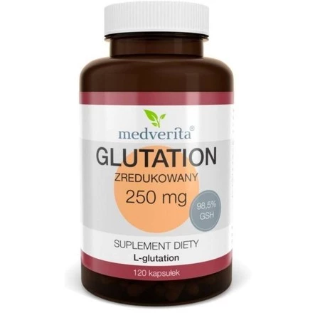 Medverita Glutation Zreukowany 250mg 120 kap