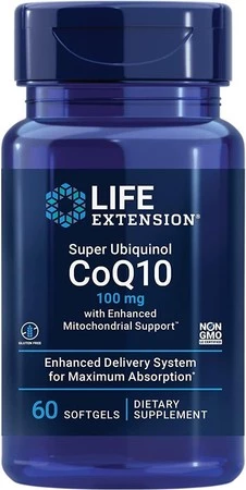 LIFE EXTENSION Super Ubiquinol CoQ10 100 mg with Enhanced Mitochondrial Support (60 kaps.)