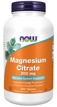 Magnesium Citrate - Cytrynian Magnezu 200 mg (250 tabl.)