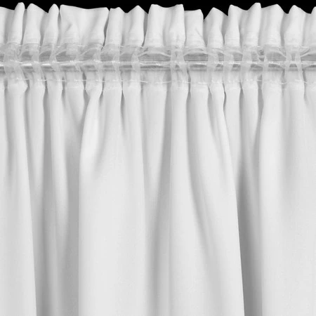 ZASŁONA GOTOWA RITA NA TAŚMIE 140 X 175 CM BIAŁY