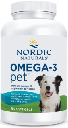 Nordic Naturals Pets Omega-3 kwasy tłuszczowe EPA i DHA 180 kaps.