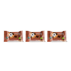 Zestaw: 3x Alce Nero − Herbatniki orkiszowe z gorzką czekoladą fair trade BIO − 28 g