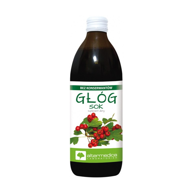 Altermedica głóg sok 500 ml - Nabea.pl