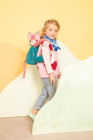 Lilliputiens Miękki plecak przytulanka Kotka Jeanne
