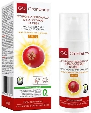 Gocranberry - Krem ochronny na dzień spf 10 - 50 ml