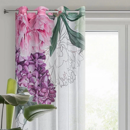 ZASŁONA GOTOWA ISA 140 X 260 CM BIAŁY