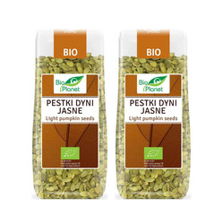 Zestaw: 2x PESTKI DYNI JASNE BIO 150 g - BIO PLANET