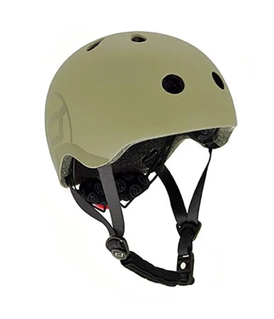 SCOOTANDRIDE Kask S-M dla dzieci 3+ Olive