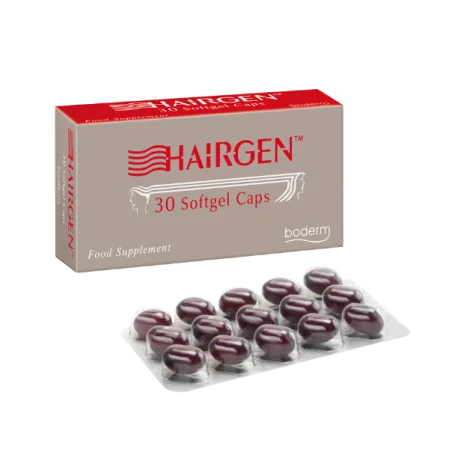 Boderm Hairgen wspiera problem z wypadaniem włosów 30 kaps.