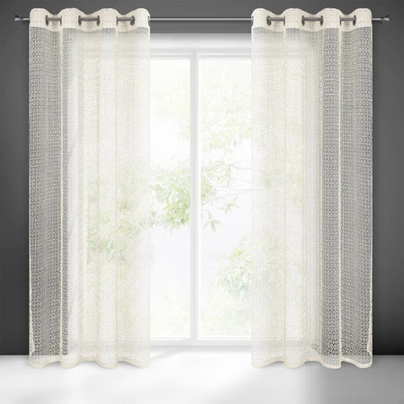 ZASŁONA GOTOWA LARA 140 X 250 CM NATURALNY